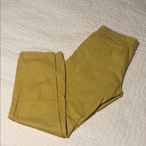 Broken-in straight khakis by Gap